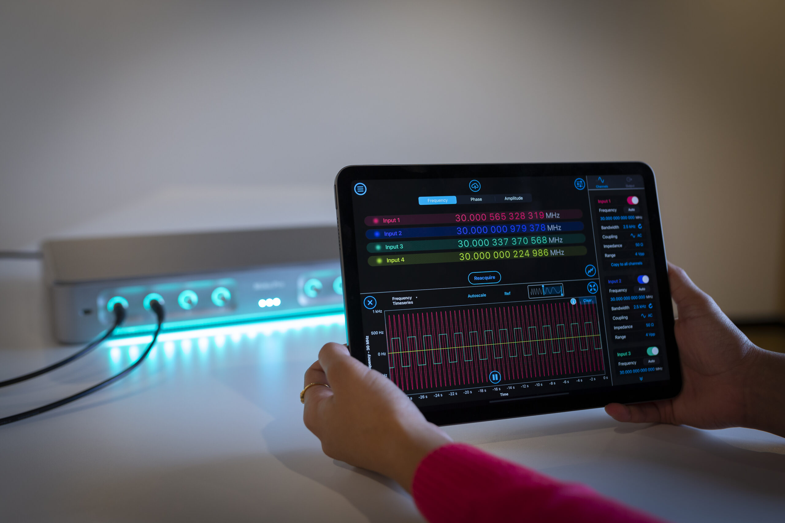 Streamlining optical control and characterization with software-defined instrumentation
